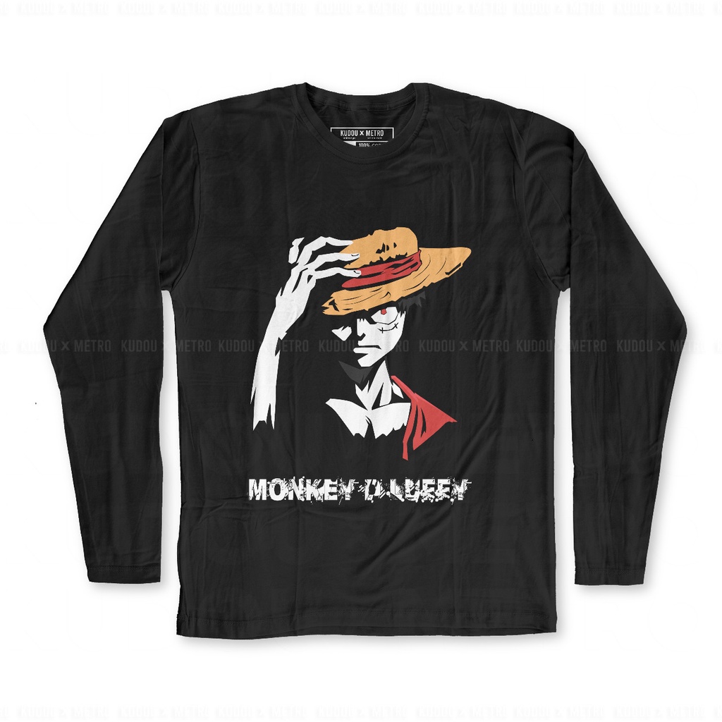 Longsleeve CaptainMonkey D Luffy Anime Manga One Piece Premium Unisex