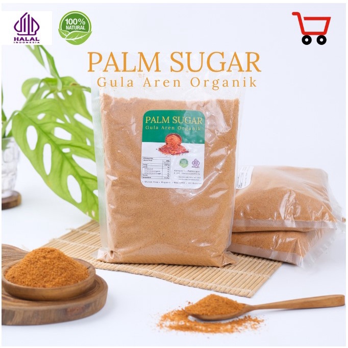 

Gula Aren - Palm Sugar - Brown Sugar - Kualitas Super - 1 Kg Organik