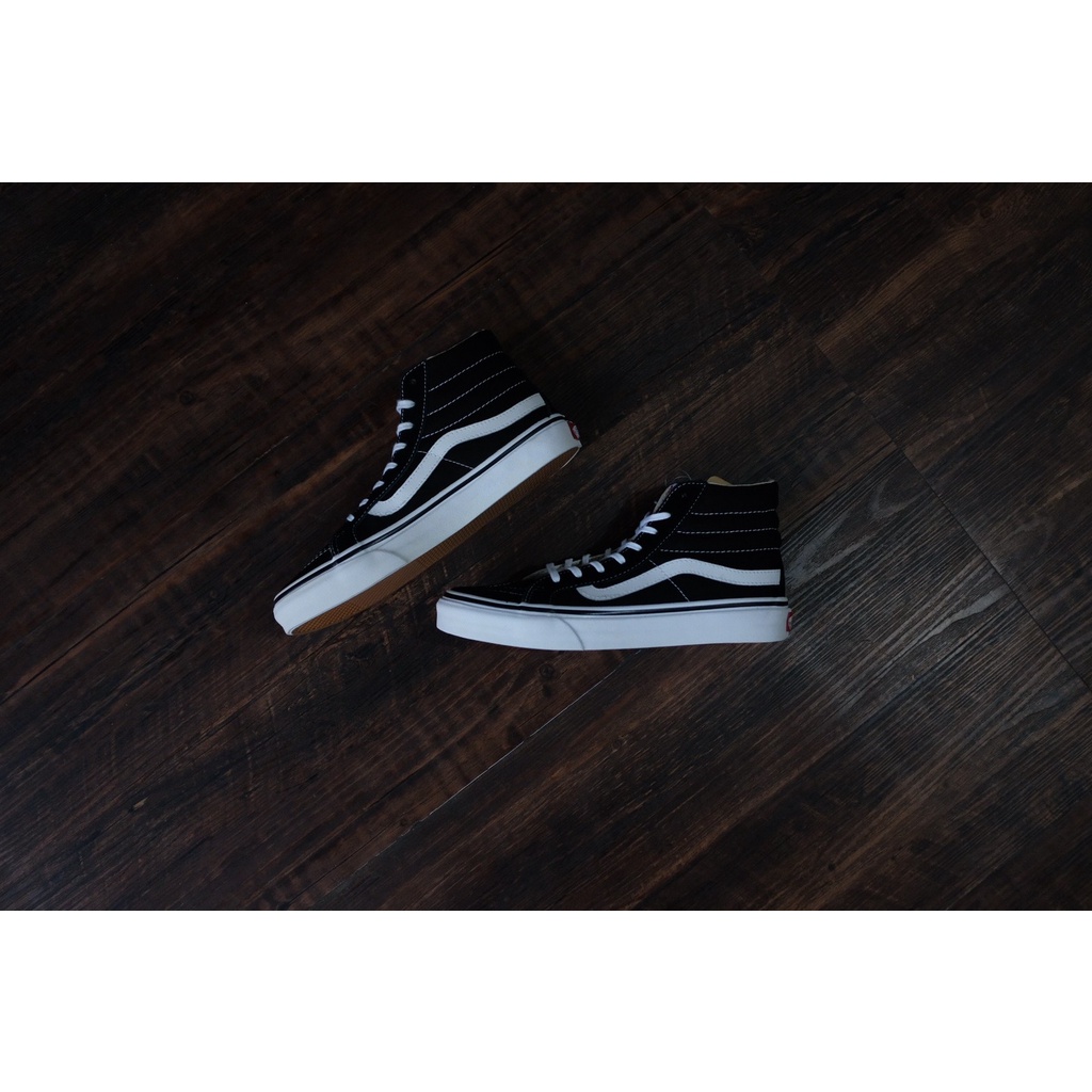 Vans Sk8-Hi Slim Black White Original