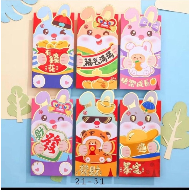 

Angpao Imlek 2023 ( kode 21-31 ) 1pack isi 6pc