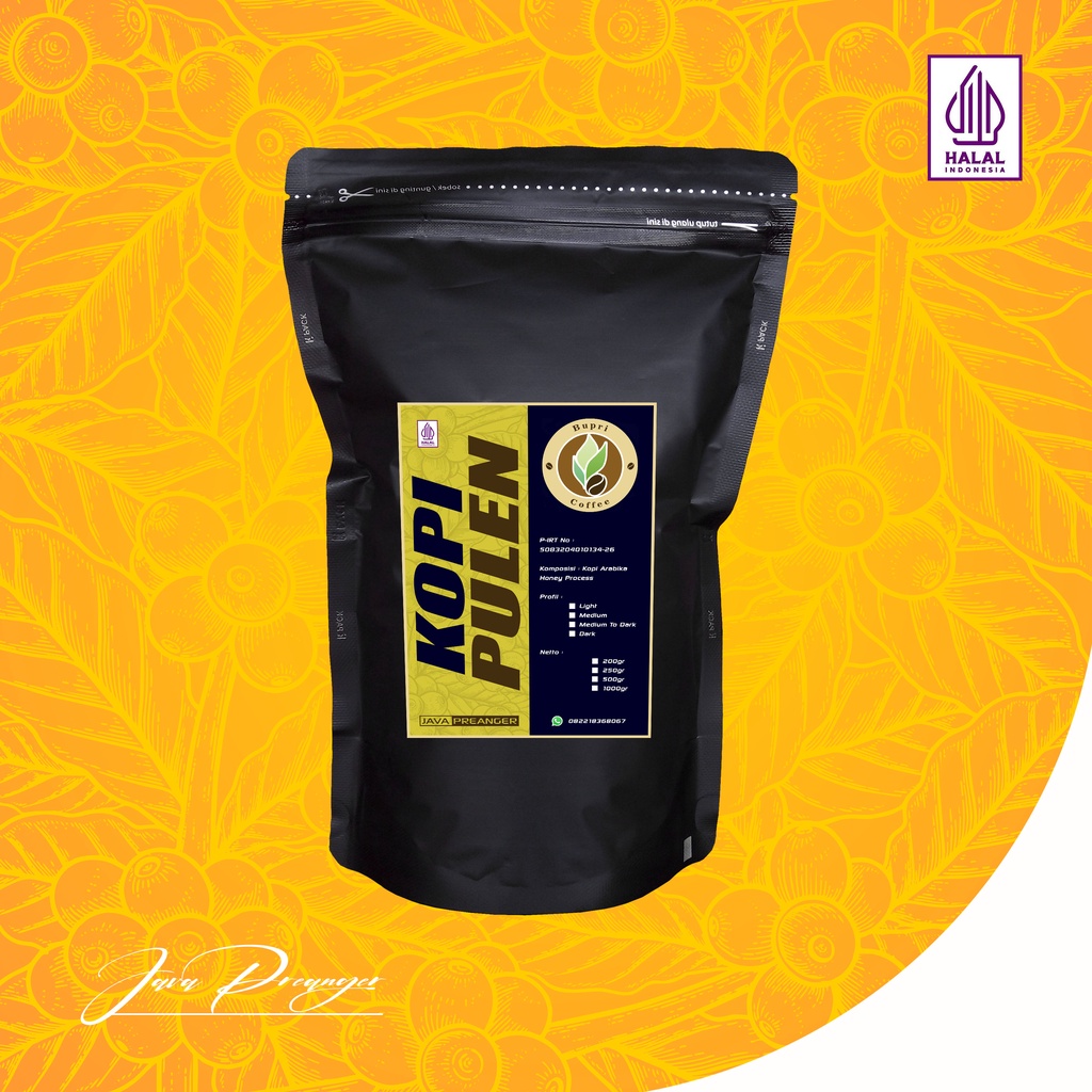 

Kopi Pulen Kopi Bubuk Arabika Honey Kopi Asli Kopi Alami 200gr