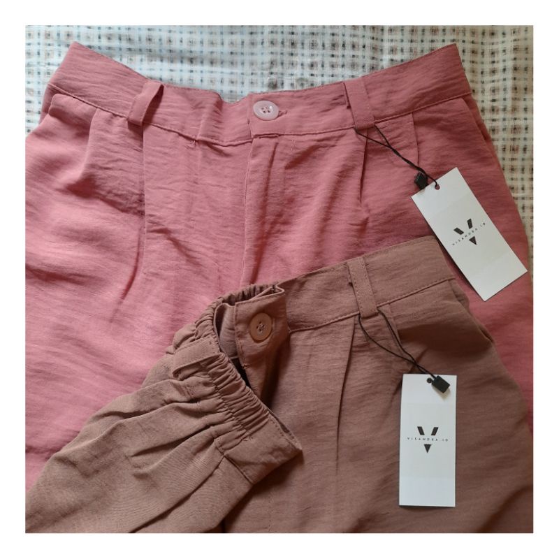 PARVEEN CRINKLE PANTS | CELANA KULOT CRINKLE PREMIUM | LOOSE PANTS CRINKLE WANITA | KULOT CRINKLE