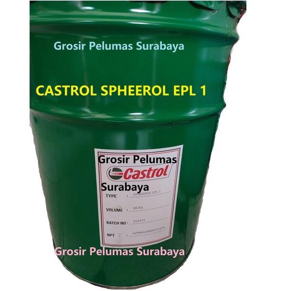 Jual Grease Lithium Ep 2 Castrol Spheerol Epl 2 Pail Gemuk Stempet