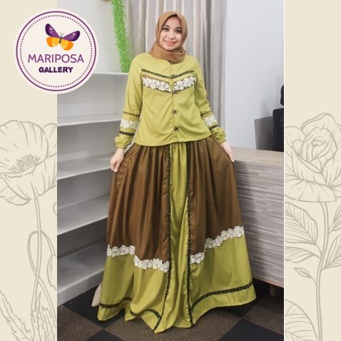 MARIPOSA - Set Rok Remaja Wanita Terbaru D301 / Set Rok Deura / Set Rok Pesta