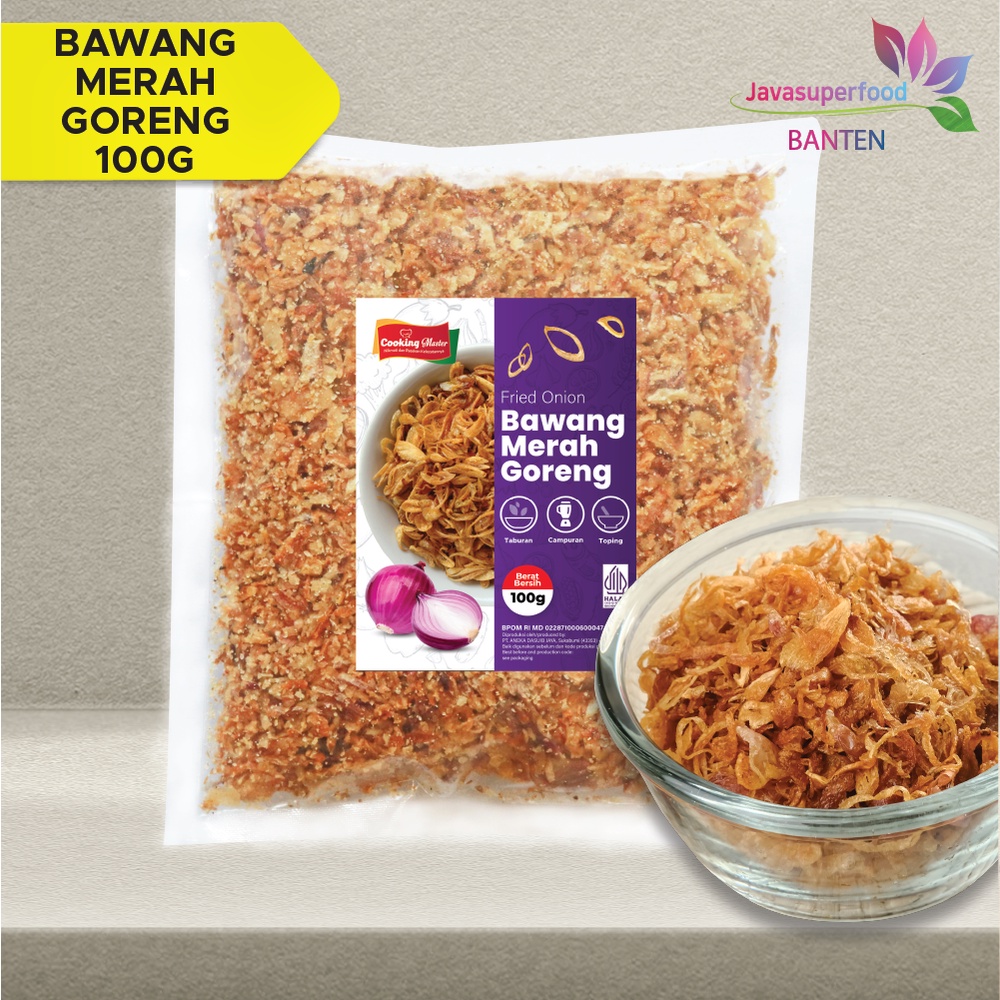 

BTN. Bawang Merah Goreng / Fried Onion/ Bawang Goreng Siap Saji Original 100g
