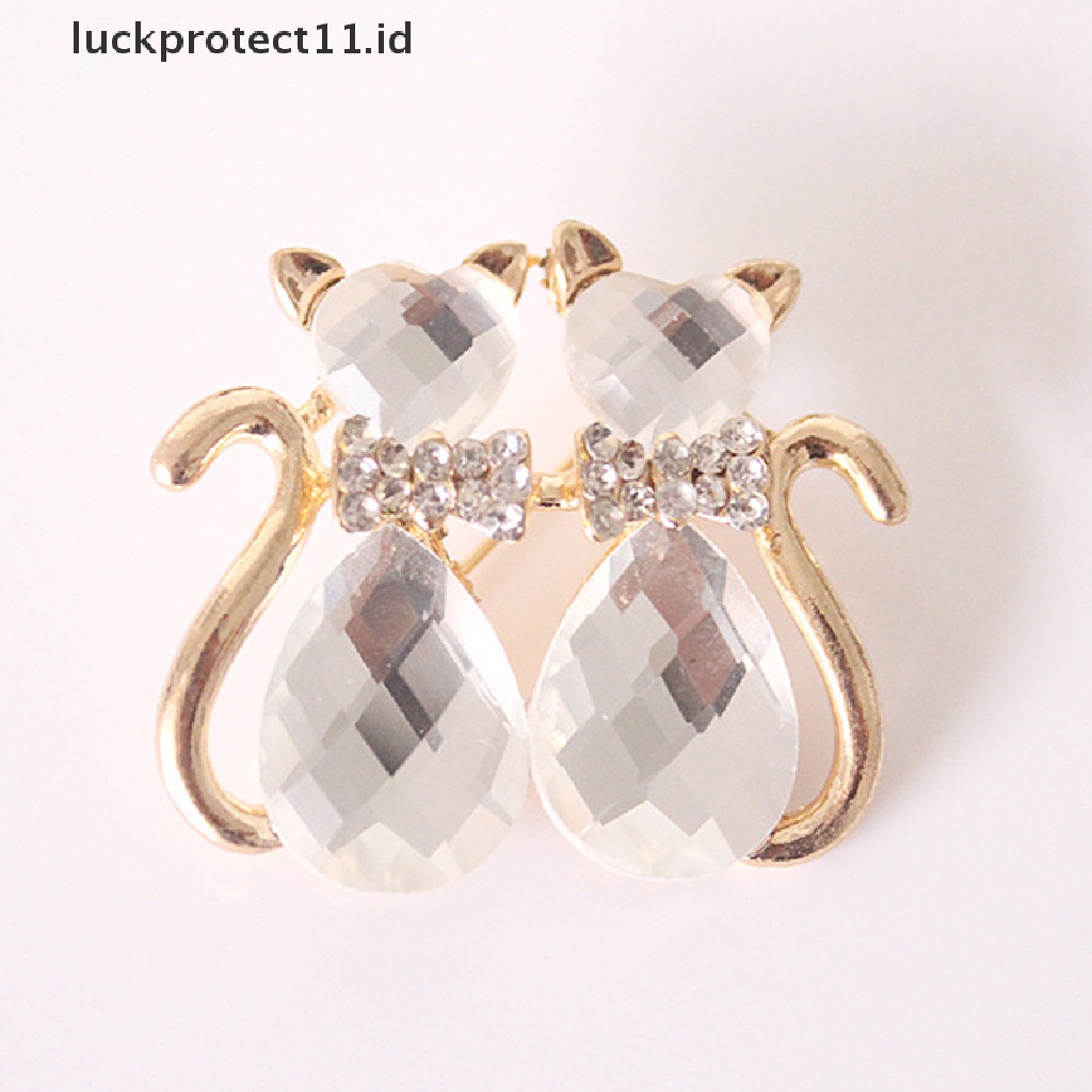 /Fashion Hot// Fashion// Wanita Bros Syal Bling Bling Kristal Berlian Imitasi Bunga Bros Pin.