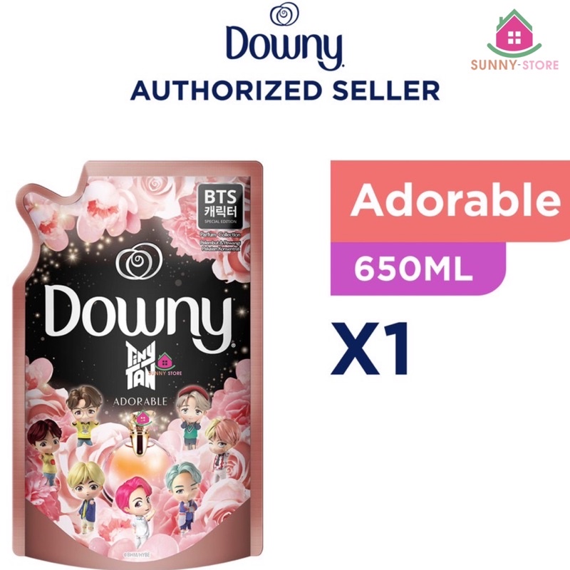 Downy Pewangi Pelembut Adorable Tiny Tan 650 mL Adorable TinyTAN BTS Downy Pelembut dan Pewangi Paka