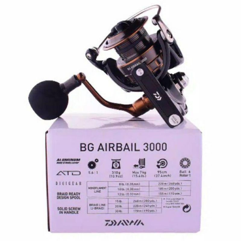 Reel DAIWA BG AirBail 3000 - Power Handle