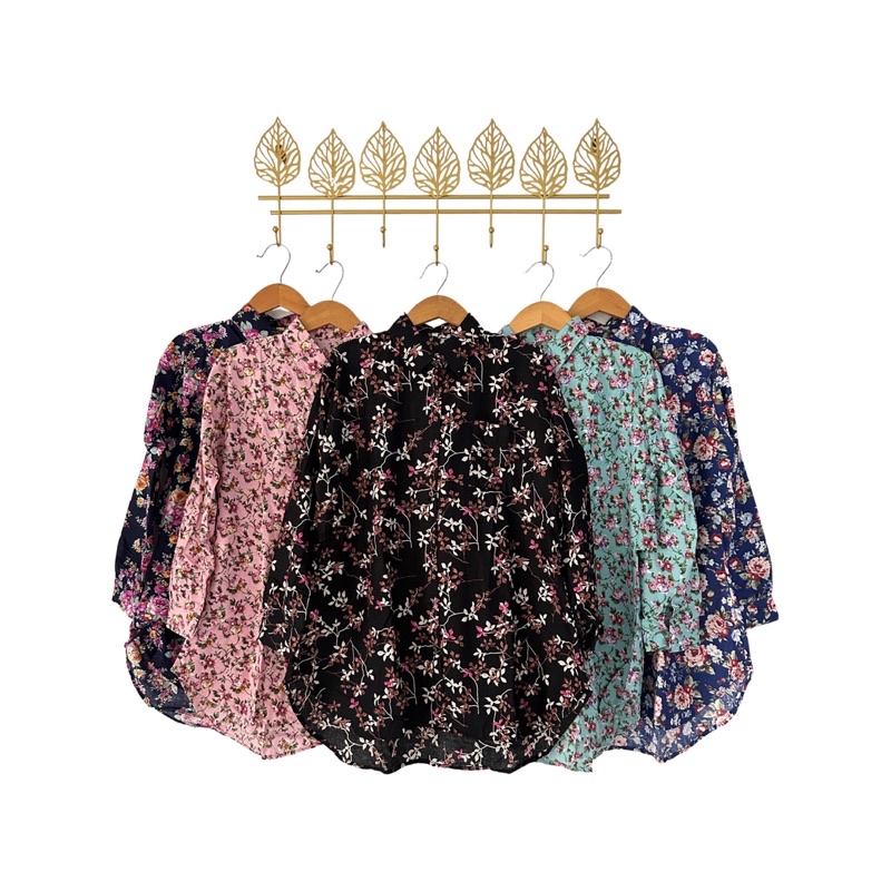 Atasan Wanita - Tunik / Kemeja Big Size Bahan Katun Jepang Ori Tokai