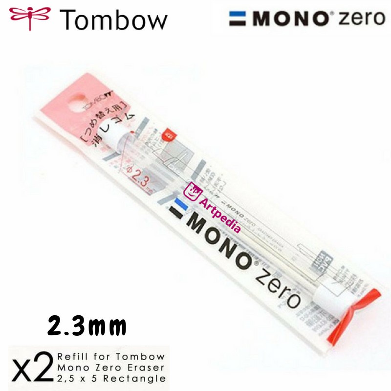 

Refill Tombow Mono Zero Eraser 2,3 Circle / Isi Ulang Penghapus Tombow Monozero Bulat 2.3mm