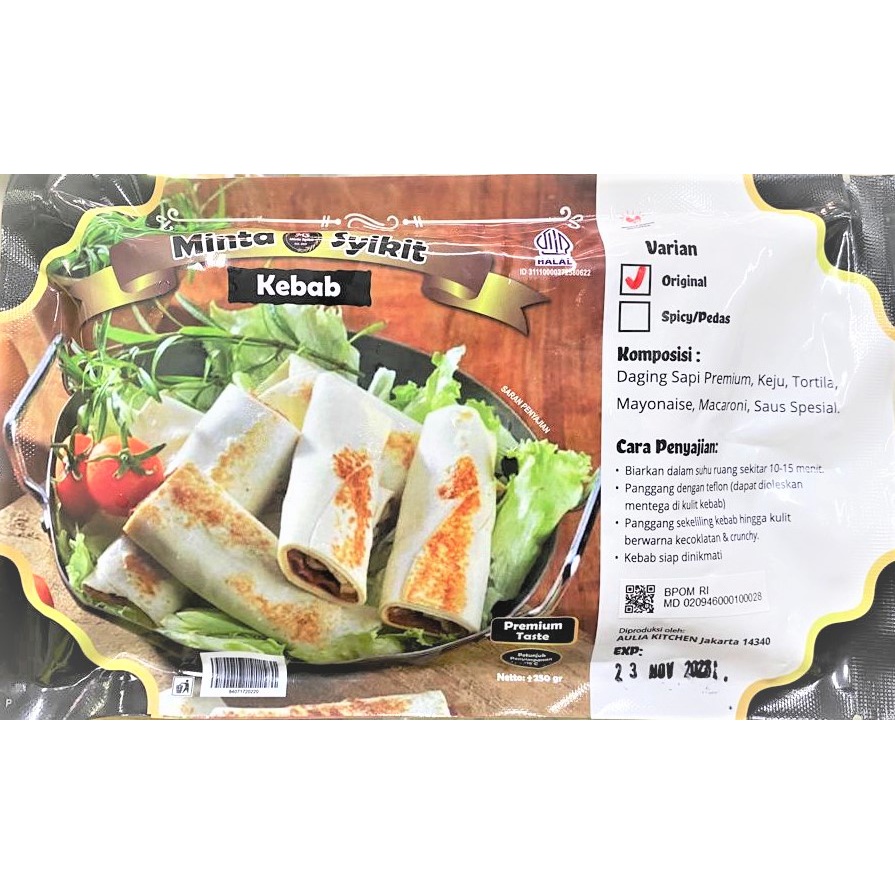 

Minta Syikit Kebab Original (Isi 5) 250gr