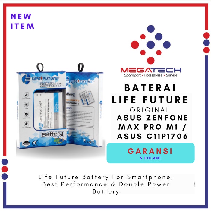 BATERAI ASUS ZENFONE MAX PRO M1 / BATERAI ASUS C11P1706 LIFE FUTURE