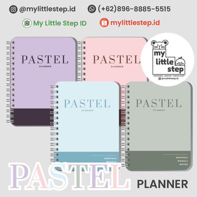 

MLS PASTEL PLANNER - UNDATED MONTHLY & WEEKLY PLANNER / AGENDA