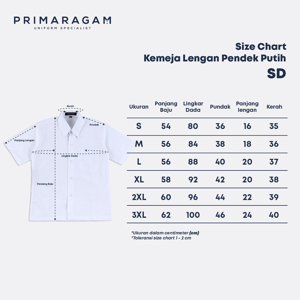 OBRAL BARANG CACAT Kemeja sd baju sekolah sd seragam sd baju seragam sekolah sd putih lengan pendek polos ssd-029