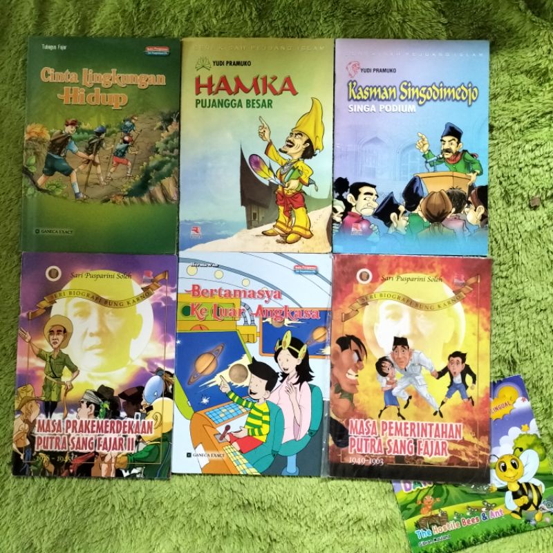 ORIGINAL BUKU PENGETAHUAN DONGENG DAN CERITA ANAK CINTA LINGKUNGAN HIDUP HAMKA PUJANGGA BESAR KASMAN
