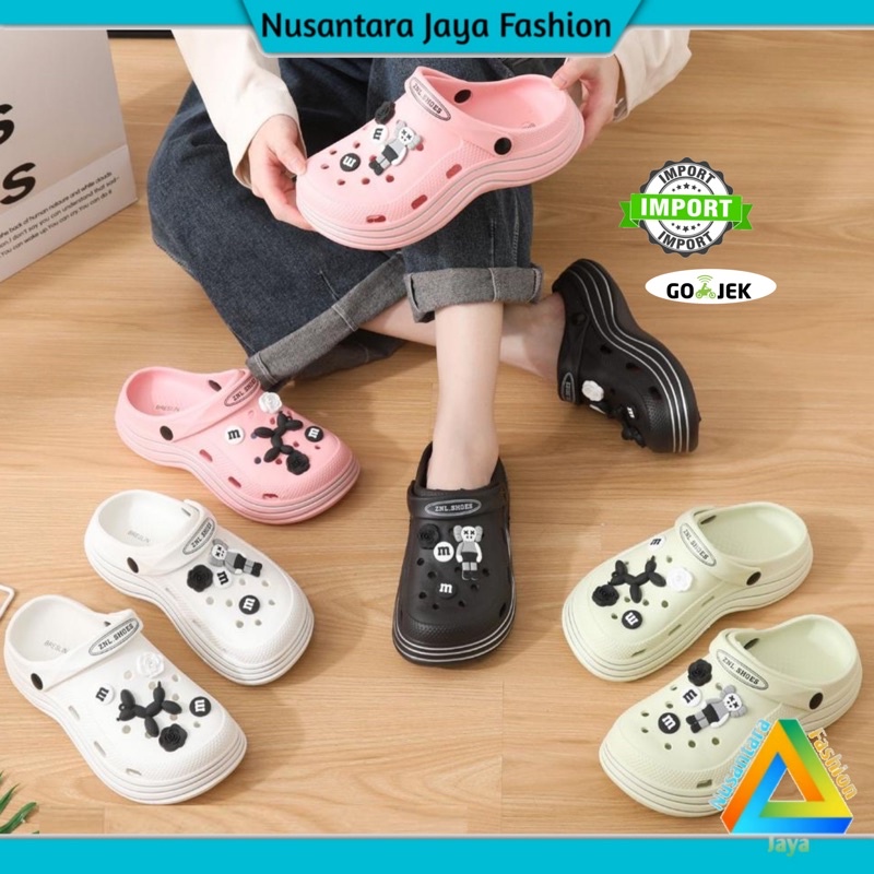 Sandal Baim Wanita Kekinian Terbaru Breslin 8558 BMM