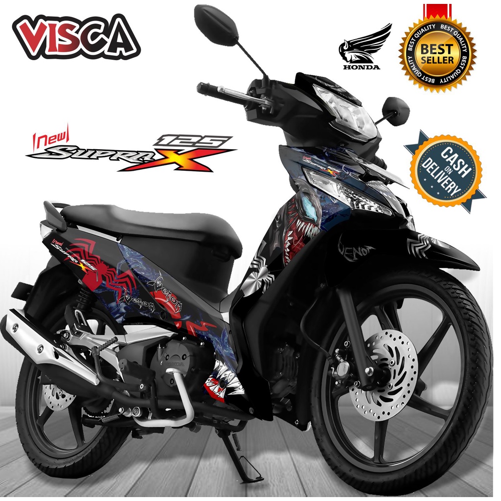 Decal Supra X 125 Fi Modif Keren Stiker Supra X 125 Fi Full Body Stiker Supra X 125 Fi Full Body Str