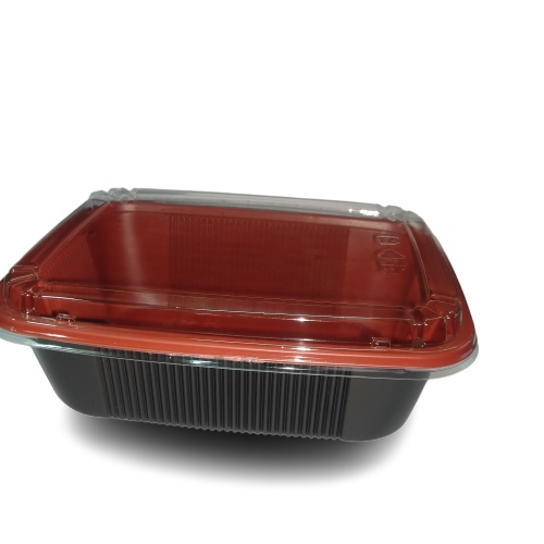[10pcs] Mika Hiro Bento + Tutup | Box Bento Polos | DB-10 D Merah
