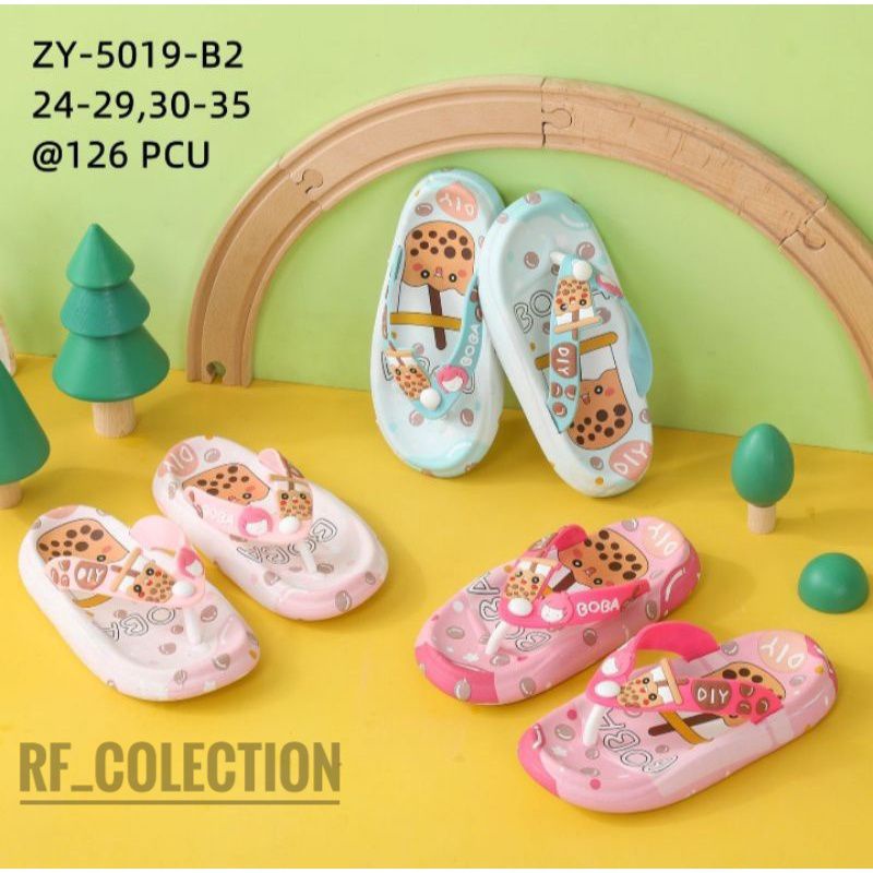 Sandal Anak Perempuan Boba Sandal Jepit Anak Perempuan Motif Boba Sandal Anak Import