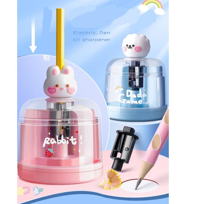 

LYKODE68 [LOGU] Peraut pensil elektrik kartun, Electric Pencil Sharpener, Rautan pensil elektrik [250]