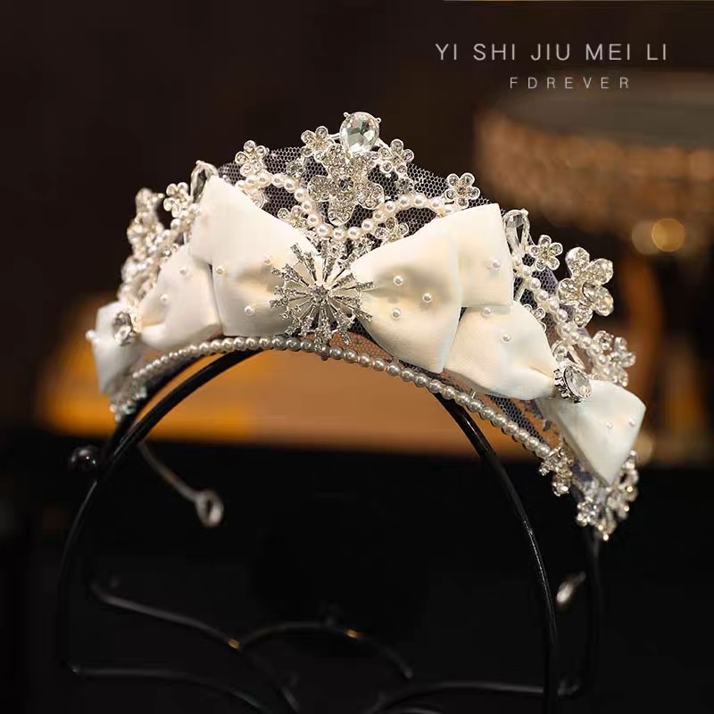 Wedding Mahkota【125】crown headpiece bridal aksesoris pengantin hijab wanita hiasan rambut