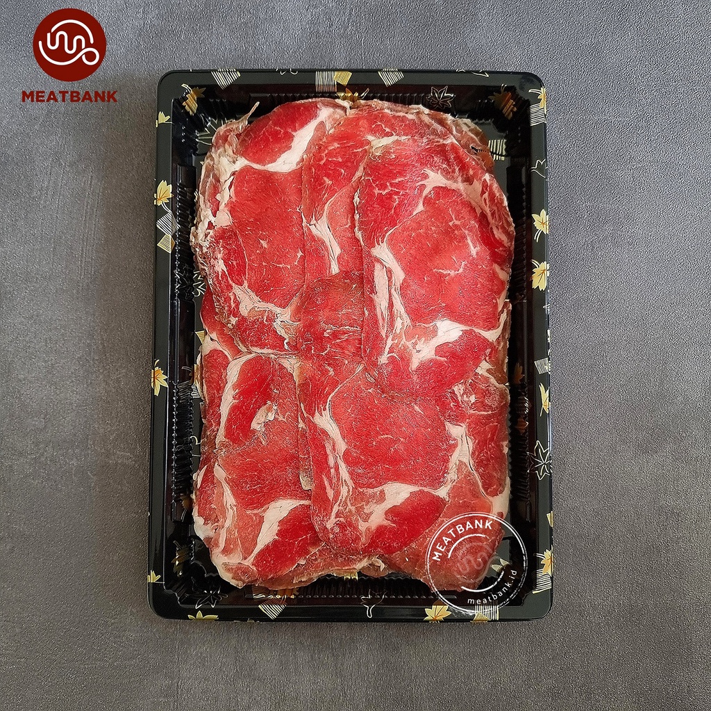 

MEATBANK Ribeye Slice Lean Beef - shabu teppanyaki sukiyaki low fat grill | Daging Sapi Slice Premium Rendah Lemak |