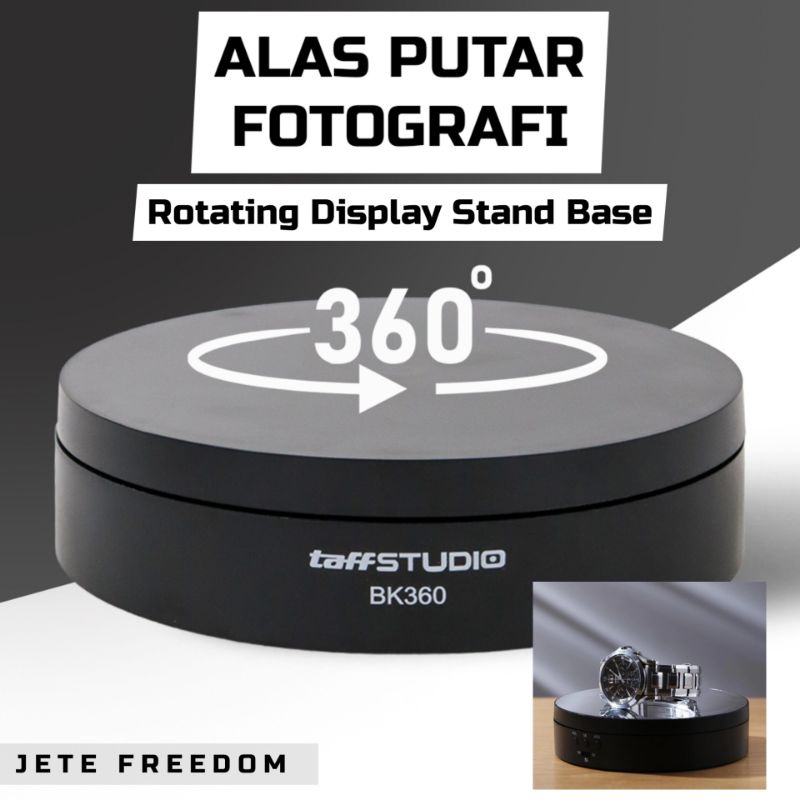 Jual TAFFSTUDIO Alas Putar Fotografi 13.5cm Rotating Display Stand Base ...
