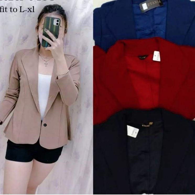 TJS.11De22n ▫ SKZ15 ~ Blazer Areta LD 110 cm / Blazer Wanita / Blazer/ Blazer Donna