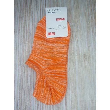 Kaos Kaki Uniqlo Ankle Pendek Women Wanita Anti Bacterial Banyak Motif