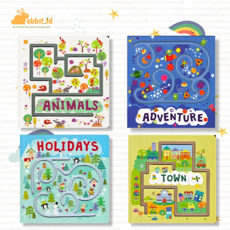 Trace The Track Book : Adventure / Animals / Town / Holidays