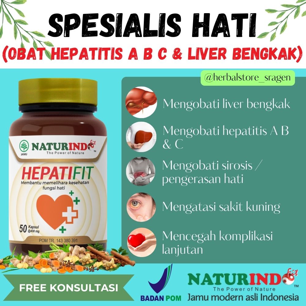 Obat Liver Obat Hepatitis a b c Ampuh Hepatifit Naturindo Obat Kuning Hepatitis Kesehatan Hati Obat 