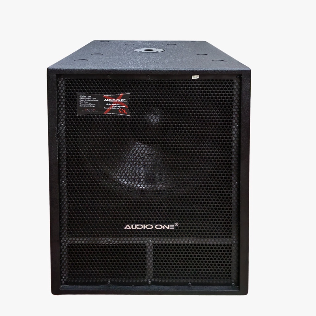 1 SET ( 2 BOX ) Speaker Subwoofer Aktif 18 Inch Audio One ( QMC )  DK 118 - 18inch - Lapangan - Sekolah - Musik