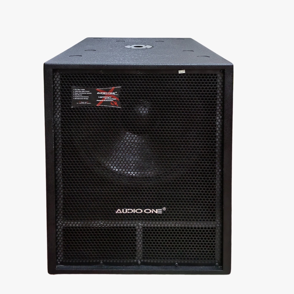 Jual 1 SET ( 2 BOX ) Speaker Subwoofer Aktif 18 Inch Audio One ( QMC