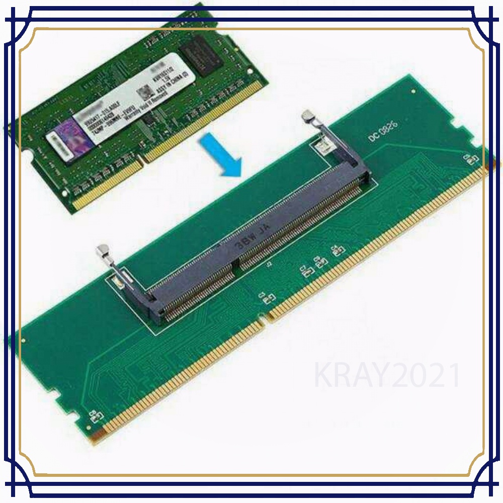 SODIMM DDR3 Laptop To DIM DDR3 Desktop RAM Adapter Converter -CV372