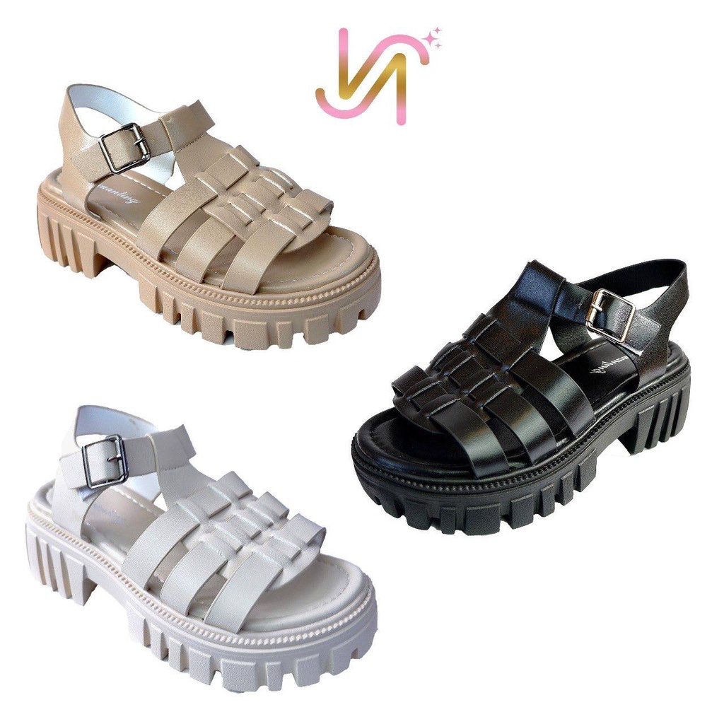 Nadilastuff Shancai Platform Hak Tahu Sandal Wanita Premium