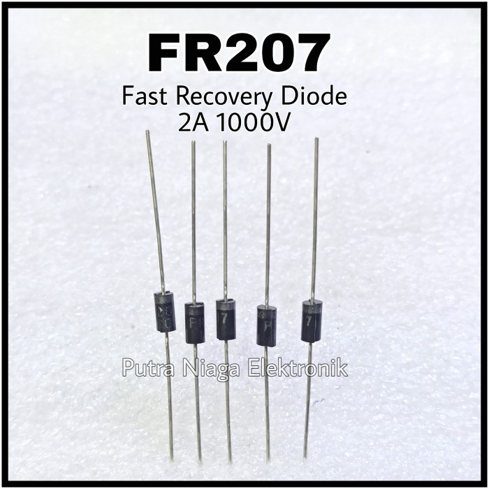 Dioda FR207 Fast Recovery Diode 2A 1000V FR 207 putr4n14 Murah i