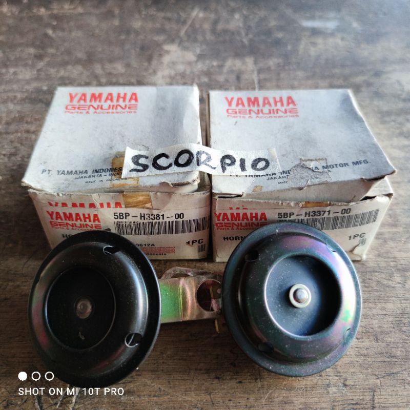 Klakson Set Yamaha Scorpio Z Original Yamaha