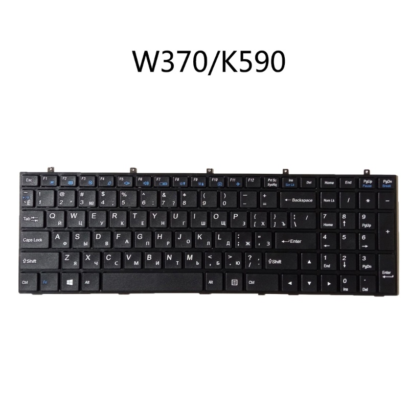 Zzz Laptop Pengganti Untuk CLEVO W370ET W350ET W370SK W350ST SK W355ST Layout US Keyboard Inggris Tanpa Backlit/Fram