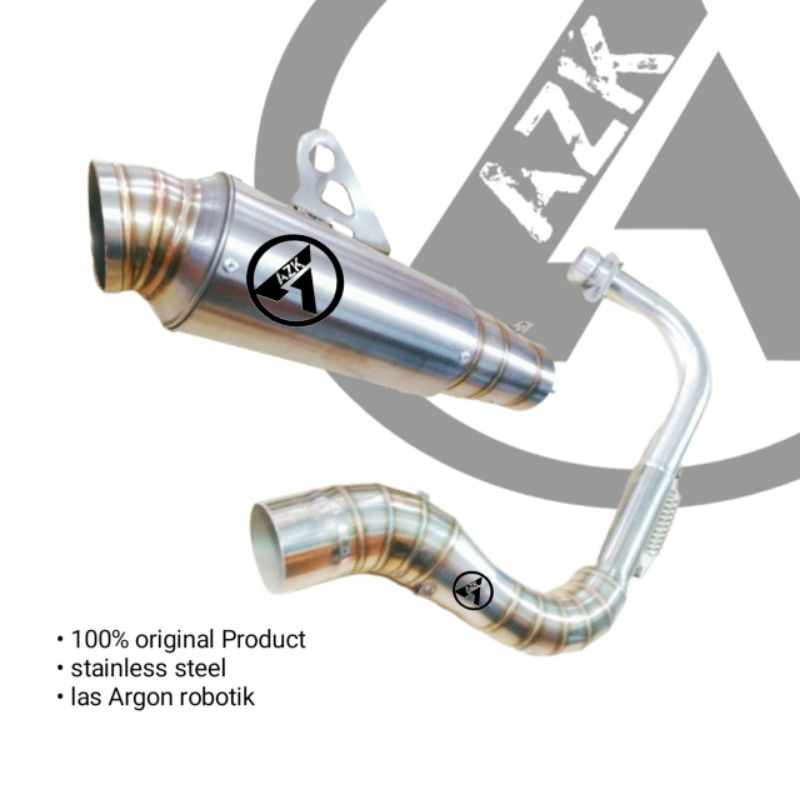 Knalpot Racing MioJ - Mio M3 - Ego Solaris - Ego Avantis Original Azk Racing