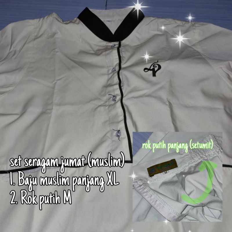 SERAGAM OLAHRAGA DAN SERAGAM JUMAT SMPN 49 PATSEL JAKARTA TIMUR ORIGINAL