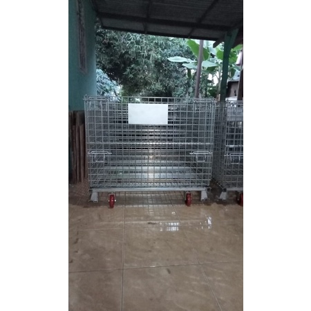 PALLET MESH KERANJANG LIPAT STOCKY 5