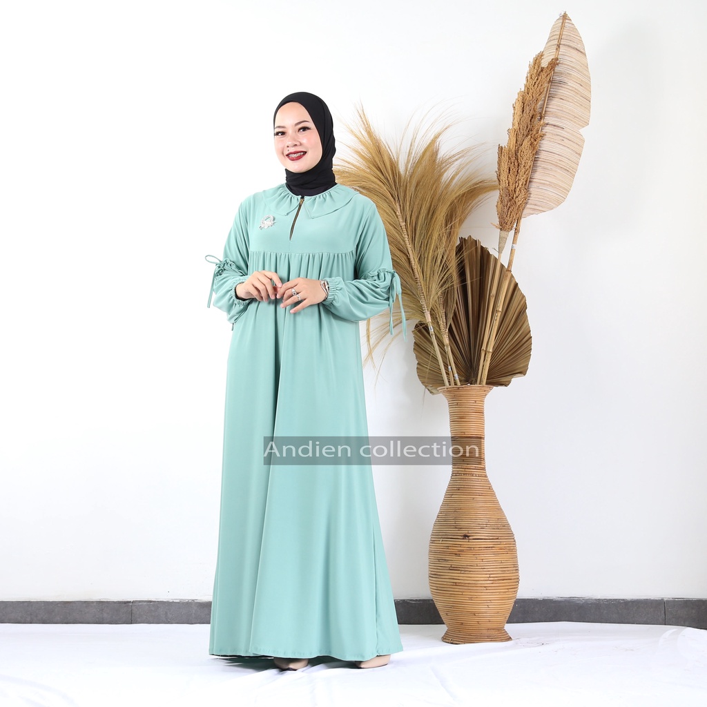 KAMILA DRESS, Gamis panjang Bahan jersey SIZE XL