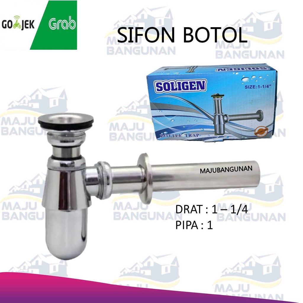 Jual Sifon Botol Soligen Stainless Sifon Westafel Pembuangan Westafel Sifon Botol Angsa