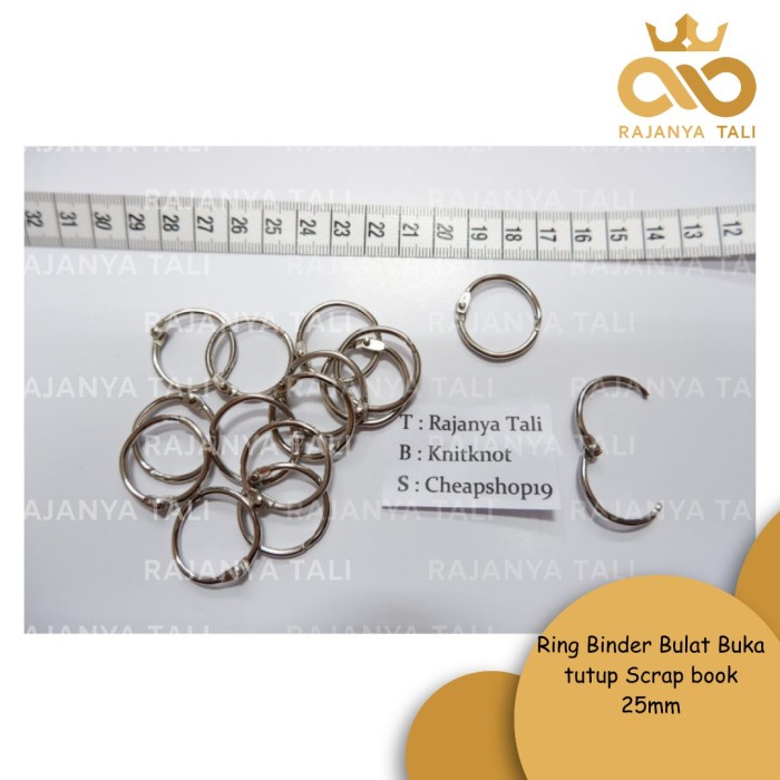 

RING BINDER BULAT BUKA TUTUP SCRAP BOOK 25MM