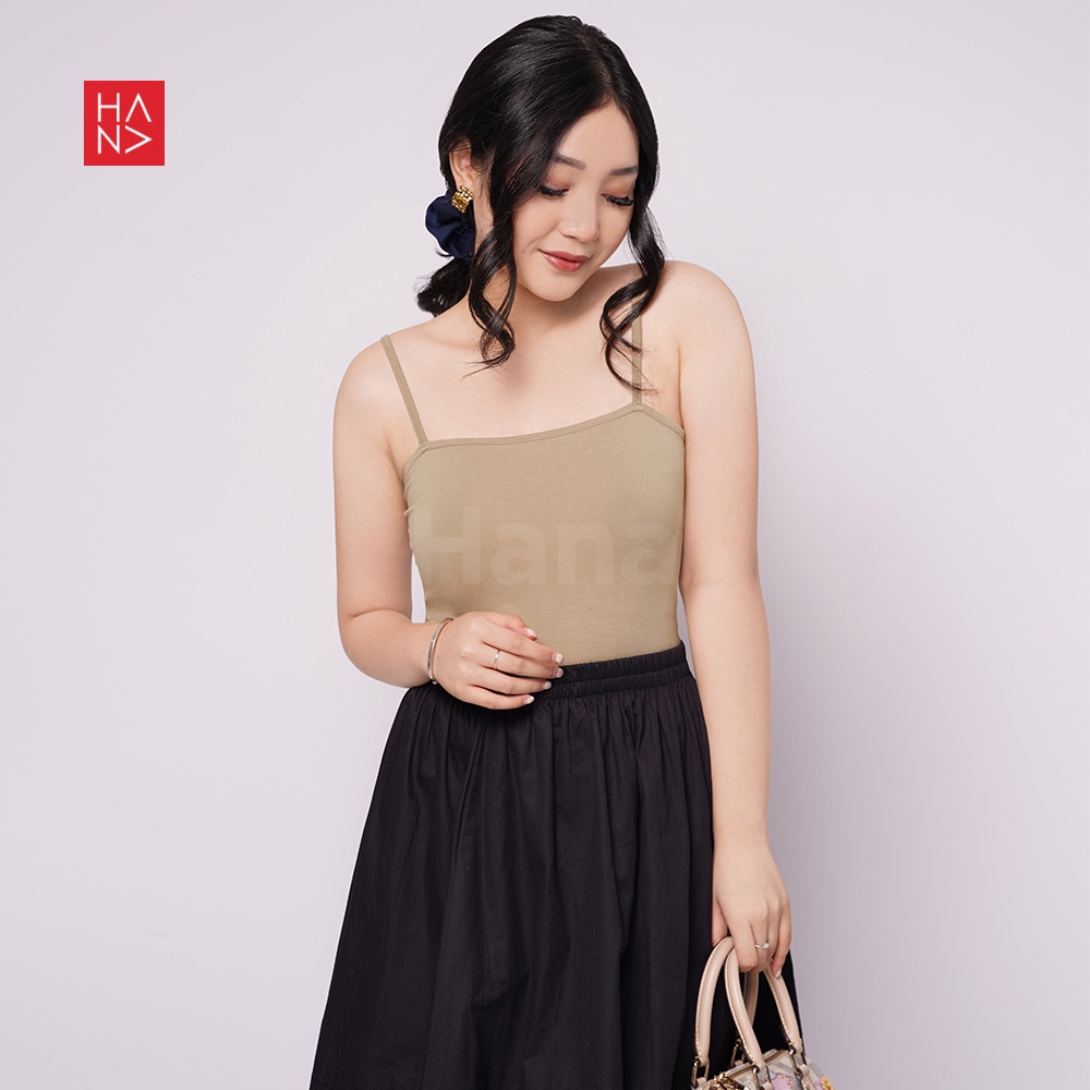 HanaFashion JKT - Miranda Basic Tank Top Simple Polos Wanita - TT029