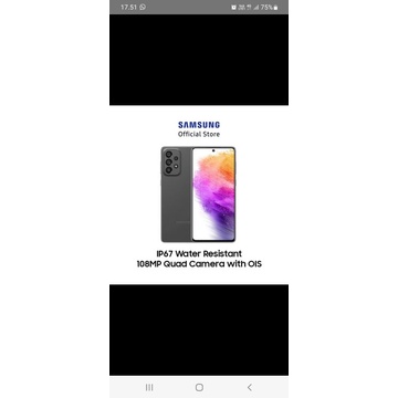 SAMSUNG GALAXY A73 5G 8/256Gb TERMURAH