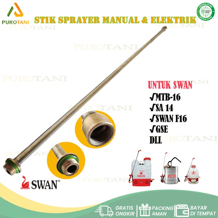 Stik Kuningan Sprayer Tangki Manual Swan & Elektrik