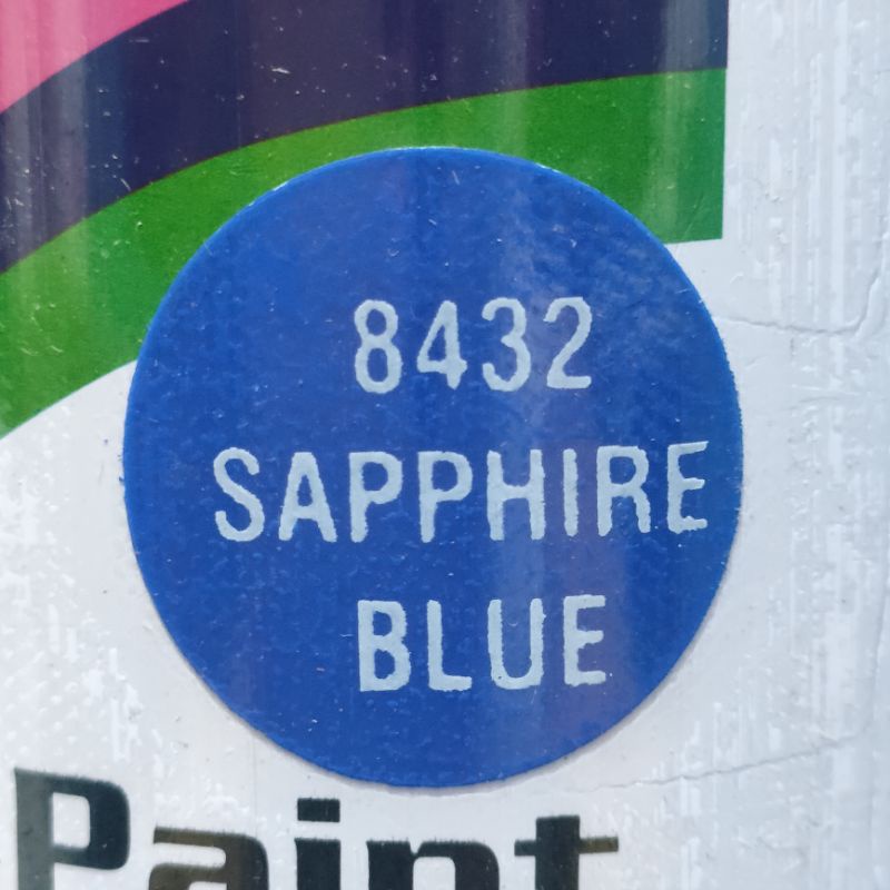 Pilok Pilox Cat Semprot Diton Sapphire Blue 8432 Biru Pertama Shafir Glossy 300cc Spray Paint