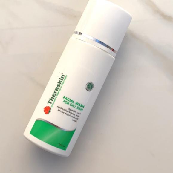 ほ Theraskin facial wash for oily skin sabun kulit wajah berminyak murah klinik ㅺ
