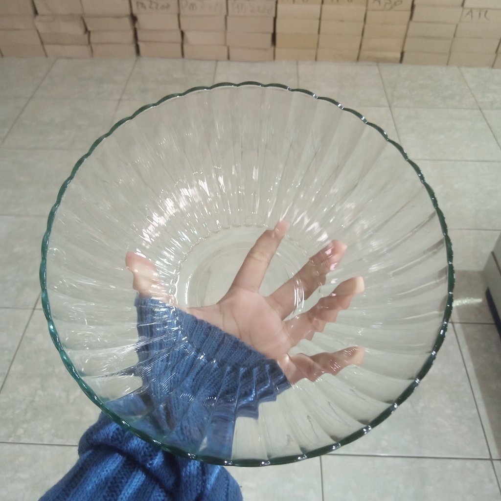 Souvenir Mangkok Kaca Hias Murah Mangkuk Saji Besar Tpf8,5B Mangkok Bumbu Bulat Mangkok Bowl Mangkok